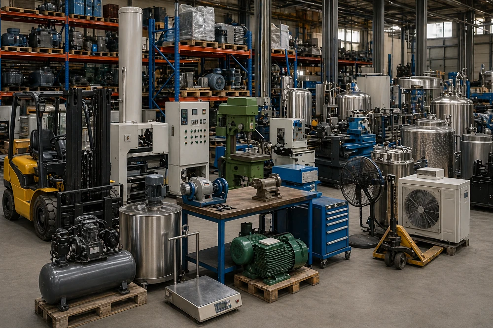 Gaziantep Toptan İkinci El Fabrika Malzemeleri